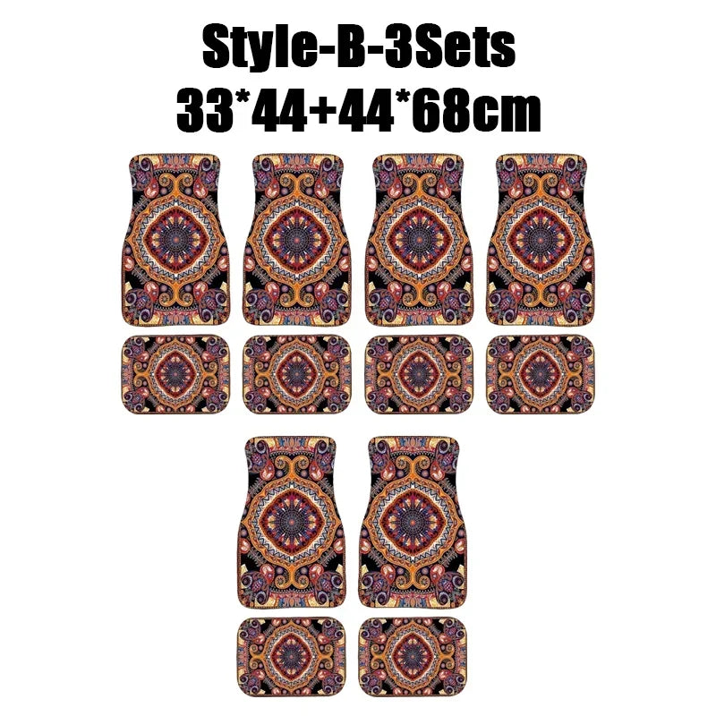 Antique Oriental Turkish Persian Carpet Car Floor Mats