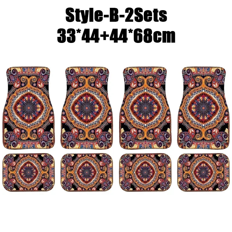 Antique Oriental Turkish Persian Carpet Car Floor Mats