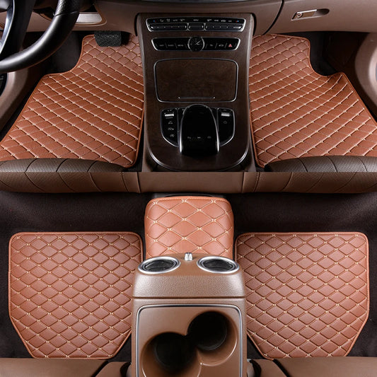 5-Piece Waterproof Leather Car Floor Mats