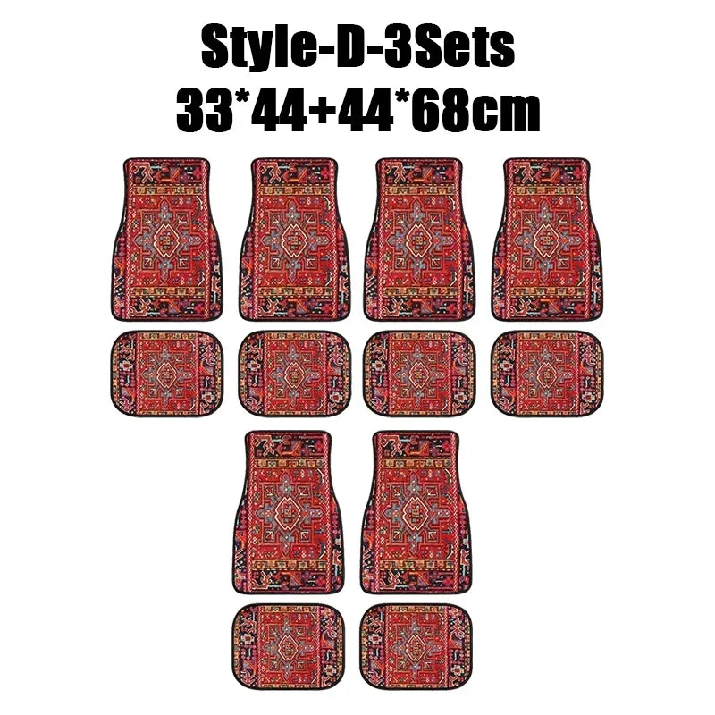 Antique Oriental Turkish Persian Carpet Car Floor Mats
