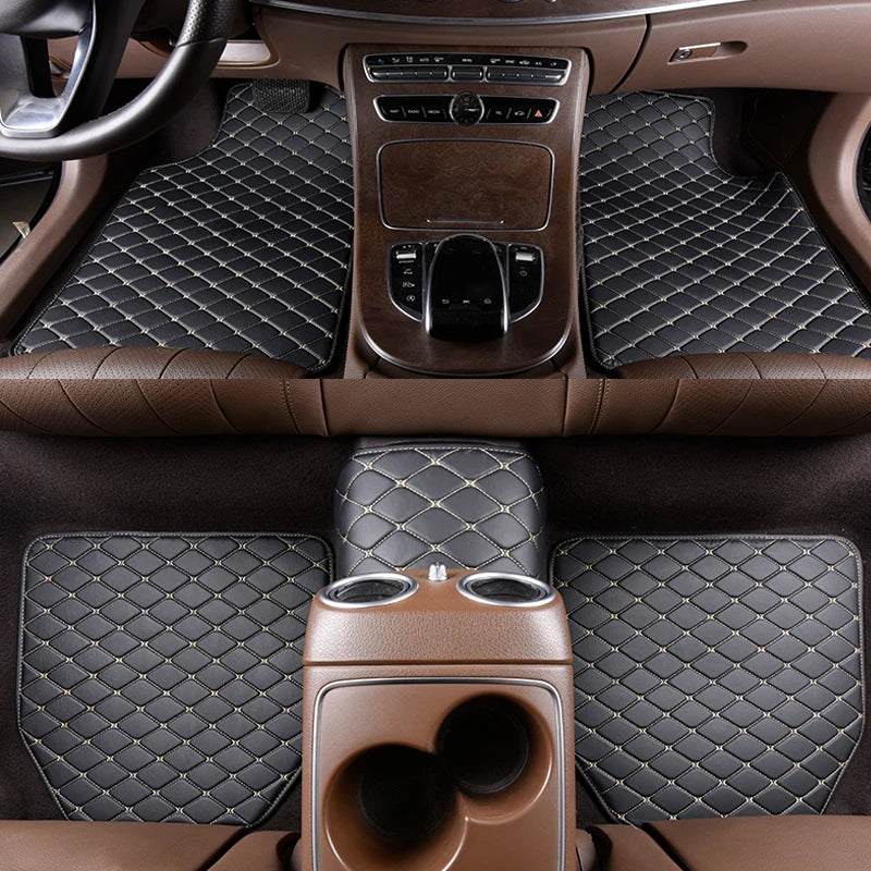 5-Piece Waterproof Leather Car Floor Mats