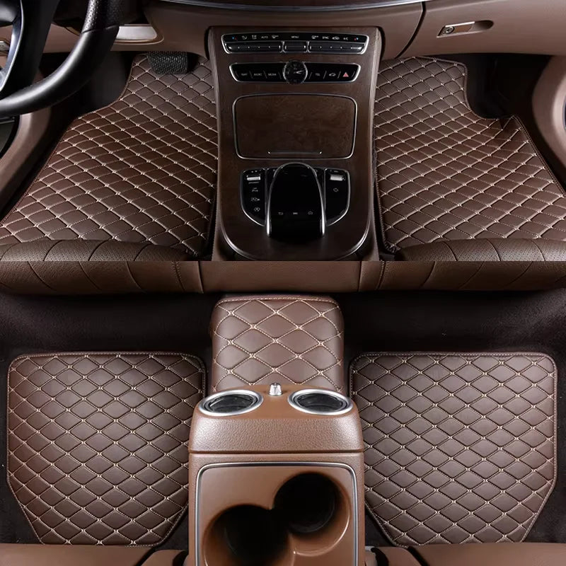 5-Piece Waterproof Leather Car Floor Mats