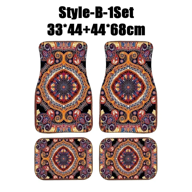Antique Oriental Turkish Persian Carpet Car Floor Mats