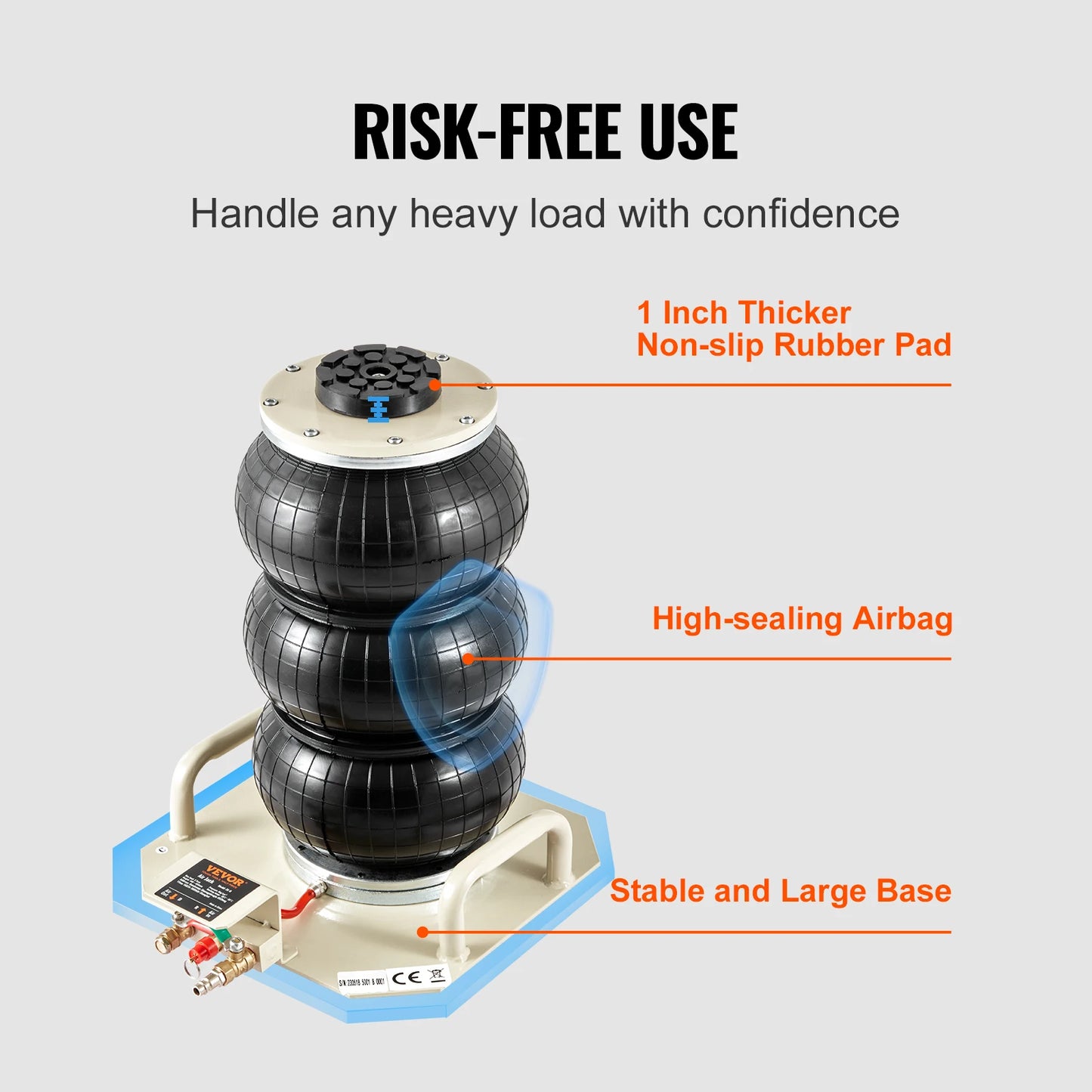 3 Ton Double Bag Air Jack