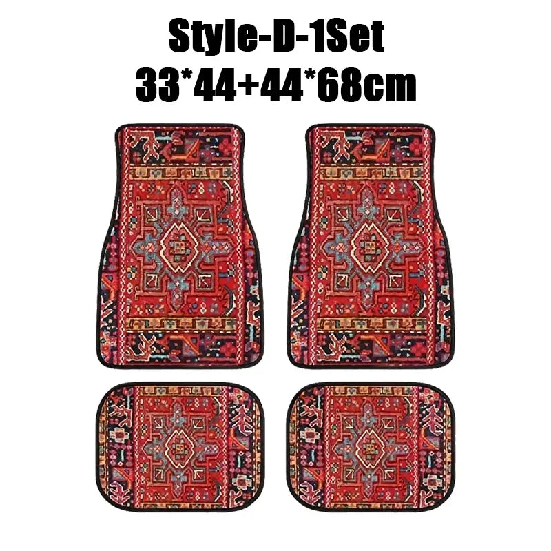 Antique Oriental Turkish Persian Carpet Car Floor Mats