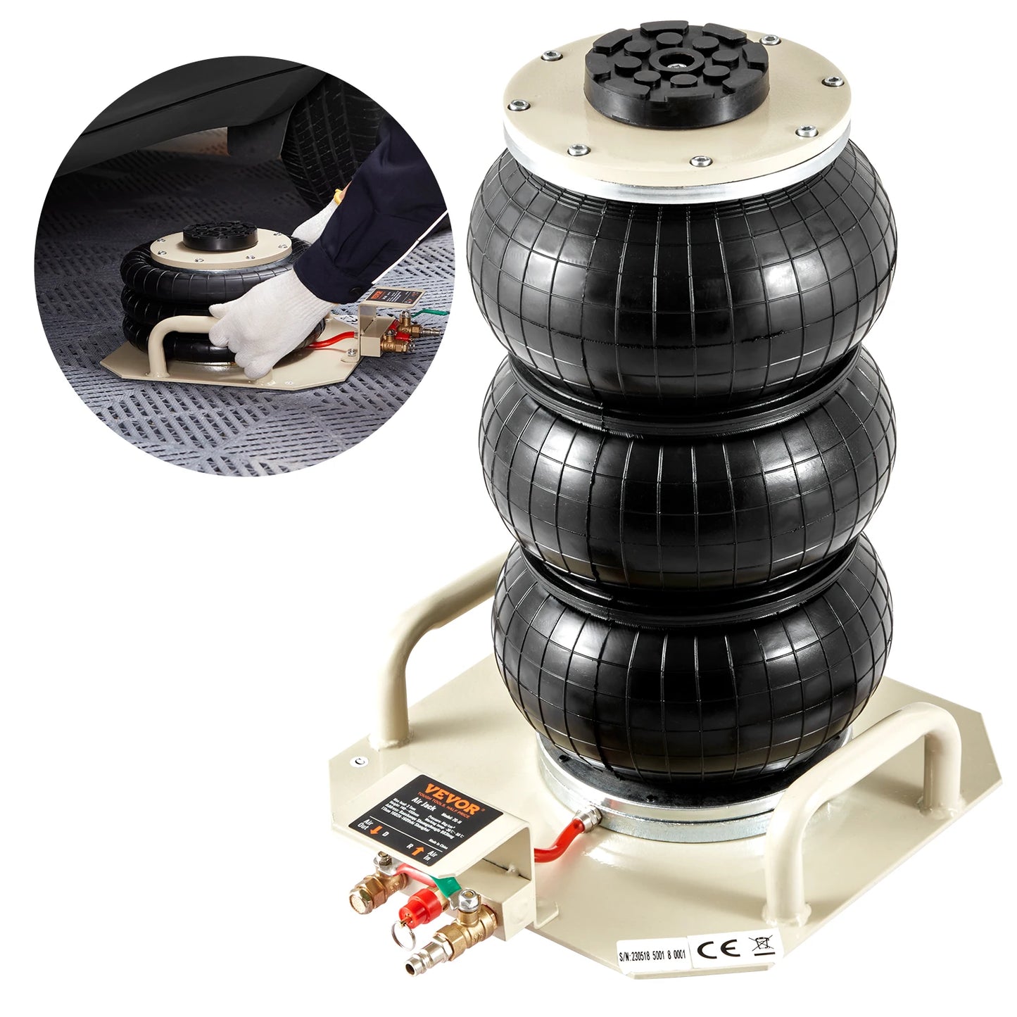 3 Ton Double Bag Air Jack