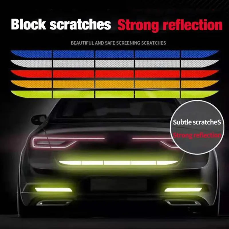 Car Reflective Safety Stripes & Warning Stickers