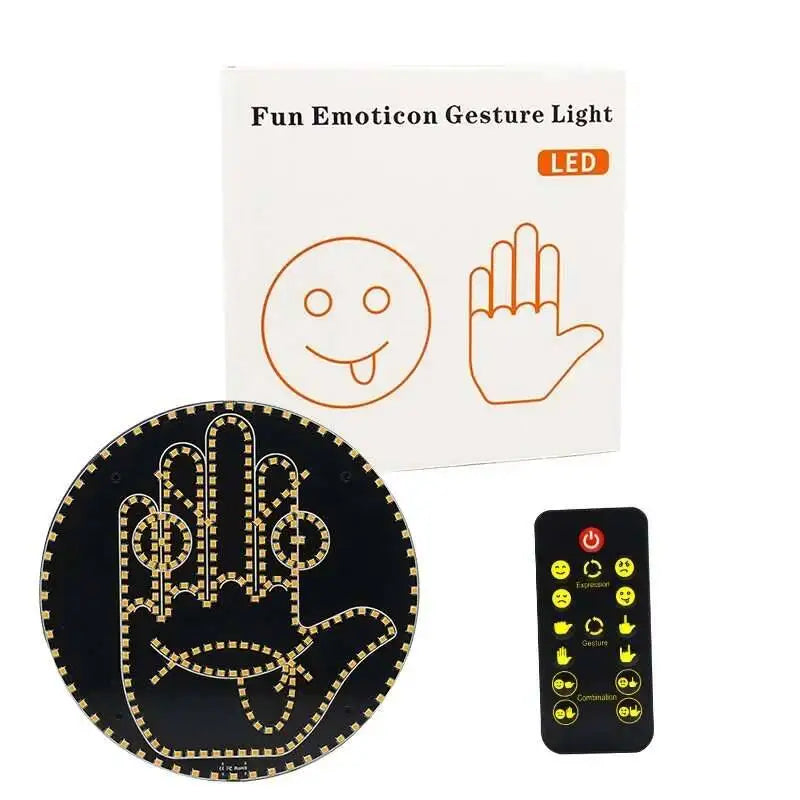 Creative LED Hand Gesture Warning Light