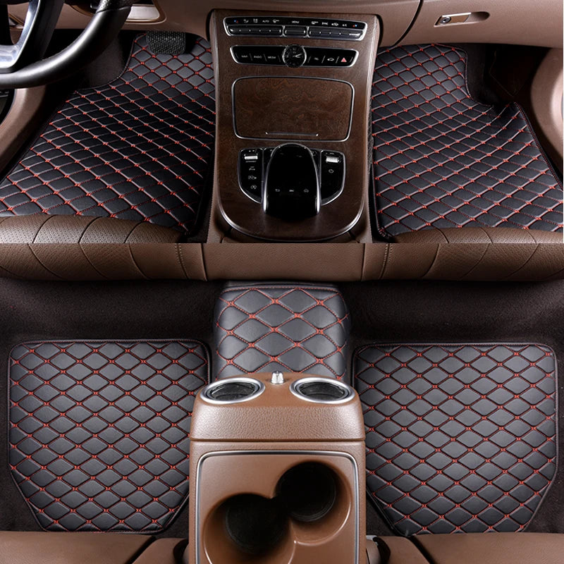 5-Piece Waterproof Leather Car Floor Mats