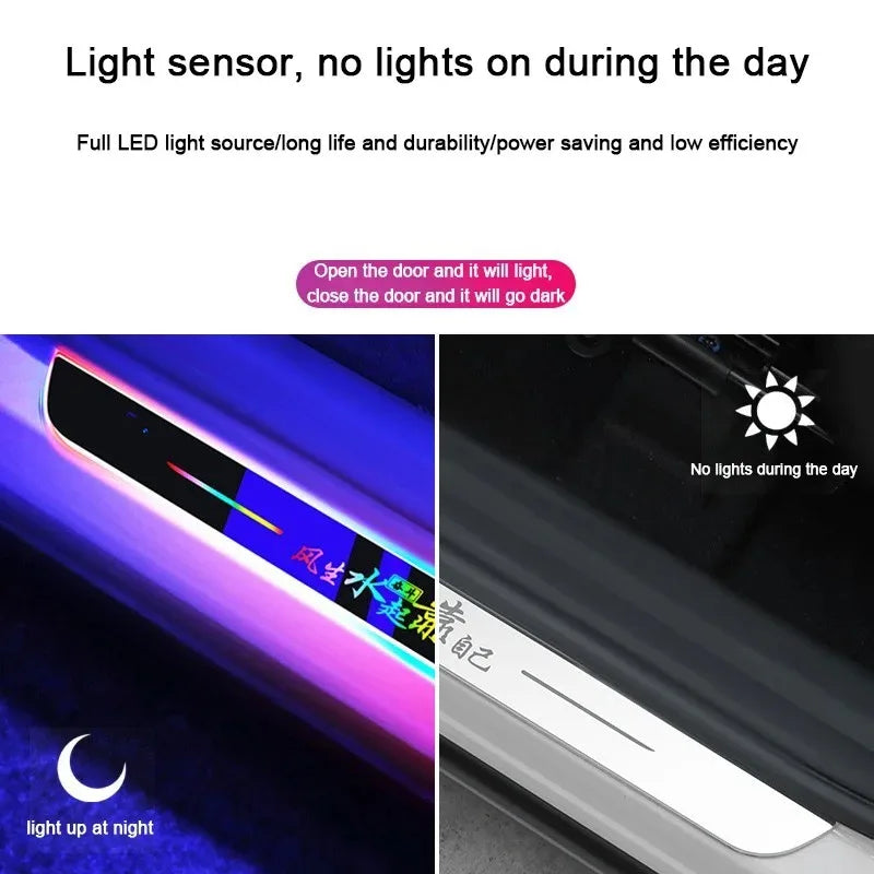 Custom LED Car Door Sill Welcome Light