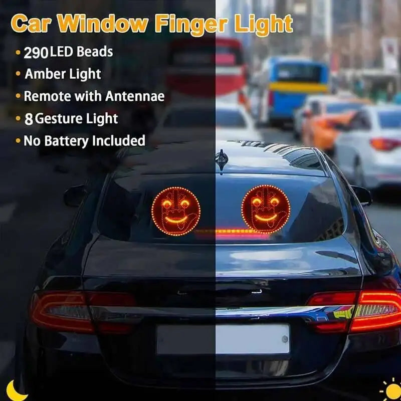 Creative LED Hand Gesture Warning Light