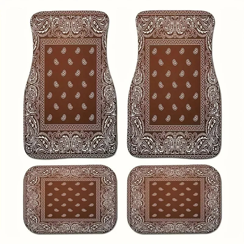Antique Oriental Turkish Persian Carpet Car Floor Mats