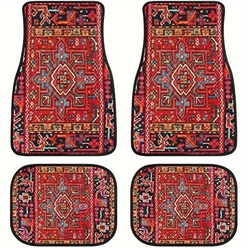 Antique Oriental Turkish Persian Carpet Car Floor Mats