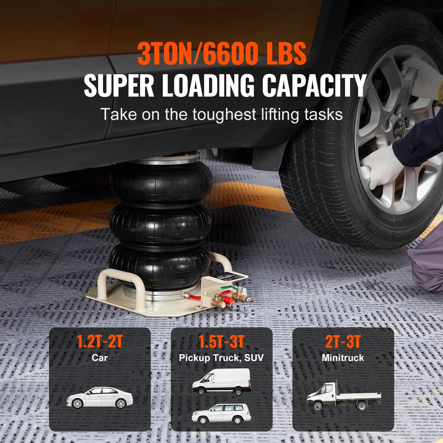 3 Ton Double Bag Air Jack
