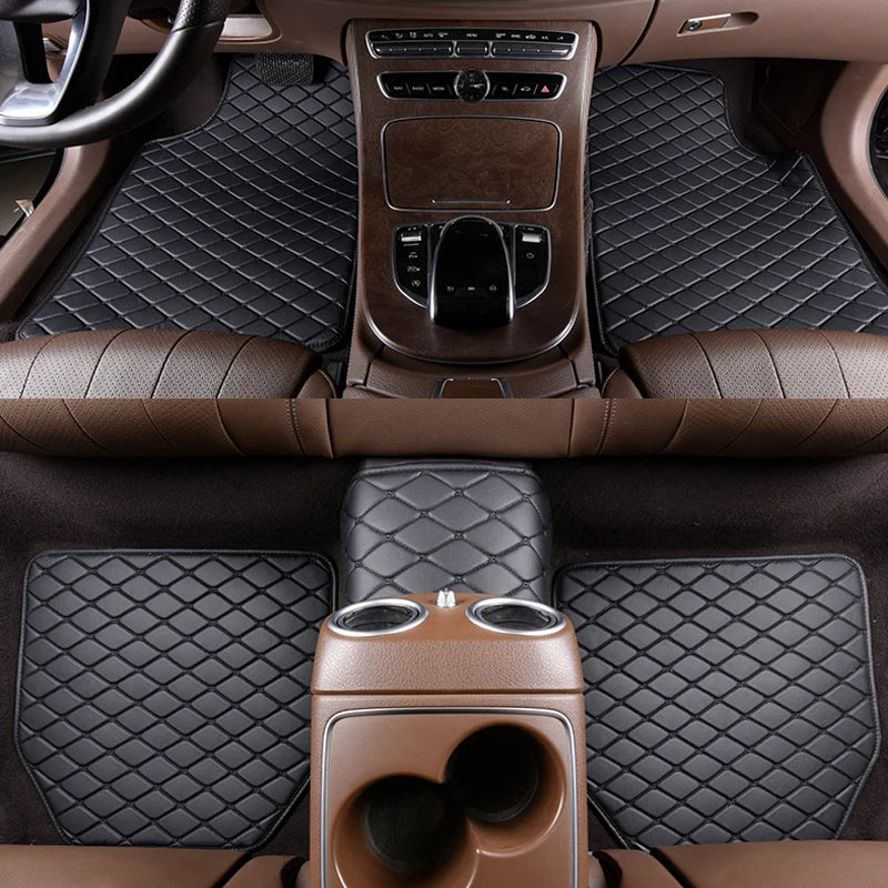 5-Piece Waterproof Leather Car Floor Mats