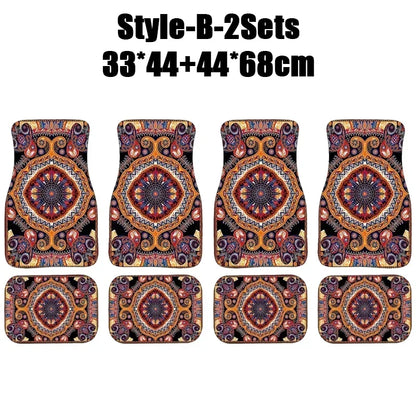 Antique Oriental Turkish Persian Carpet Car Floor Mats