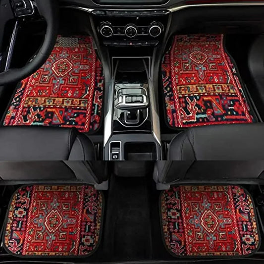 Antique Oriental Turkish Persian Carpet Car Floor Mats