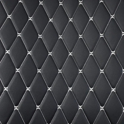 Embroidered Synthetic Leather Fabric with Sponge Lining