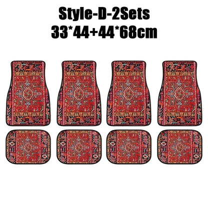 Antique Oriental Turkish Persian Carpet Car Floor Mats