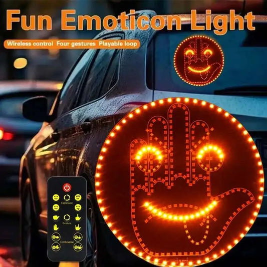 Creative LED Hand Gesture Warning Light