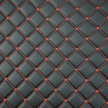 Embroidered Synthetic Leather Fabric with Sponge Lining