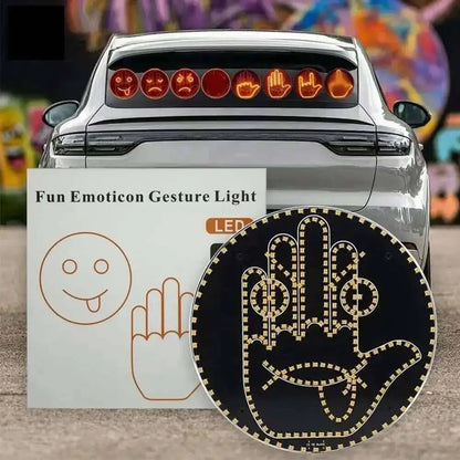 Creative LED Hand Gesture Warning Light