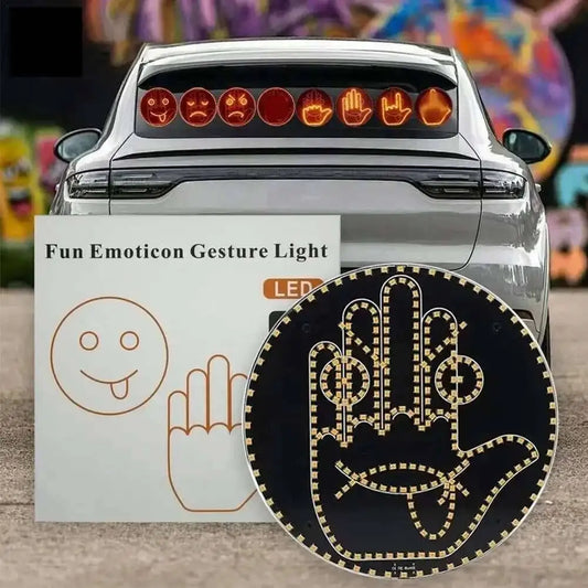 Creative LED Hand Gesture Warning Light