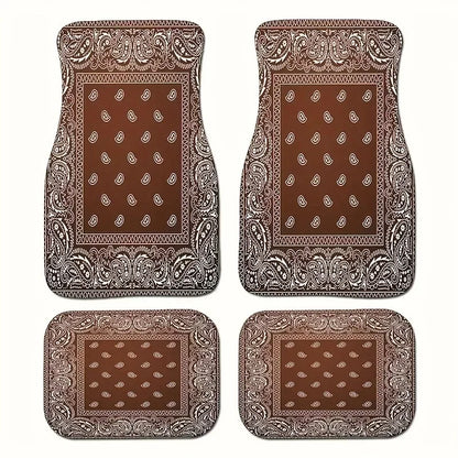 Antique Oriental Turkish Persian Carpet Car Floor Mats