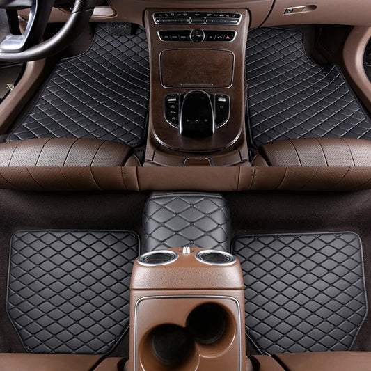 5-Piece Waterproof Leather Car Floor Mats